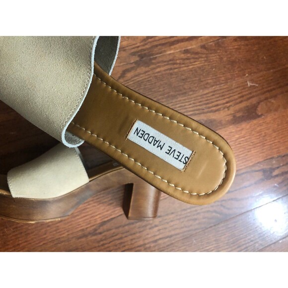 Steve Madden Sand Suede Sandals - Picture 7 of 8